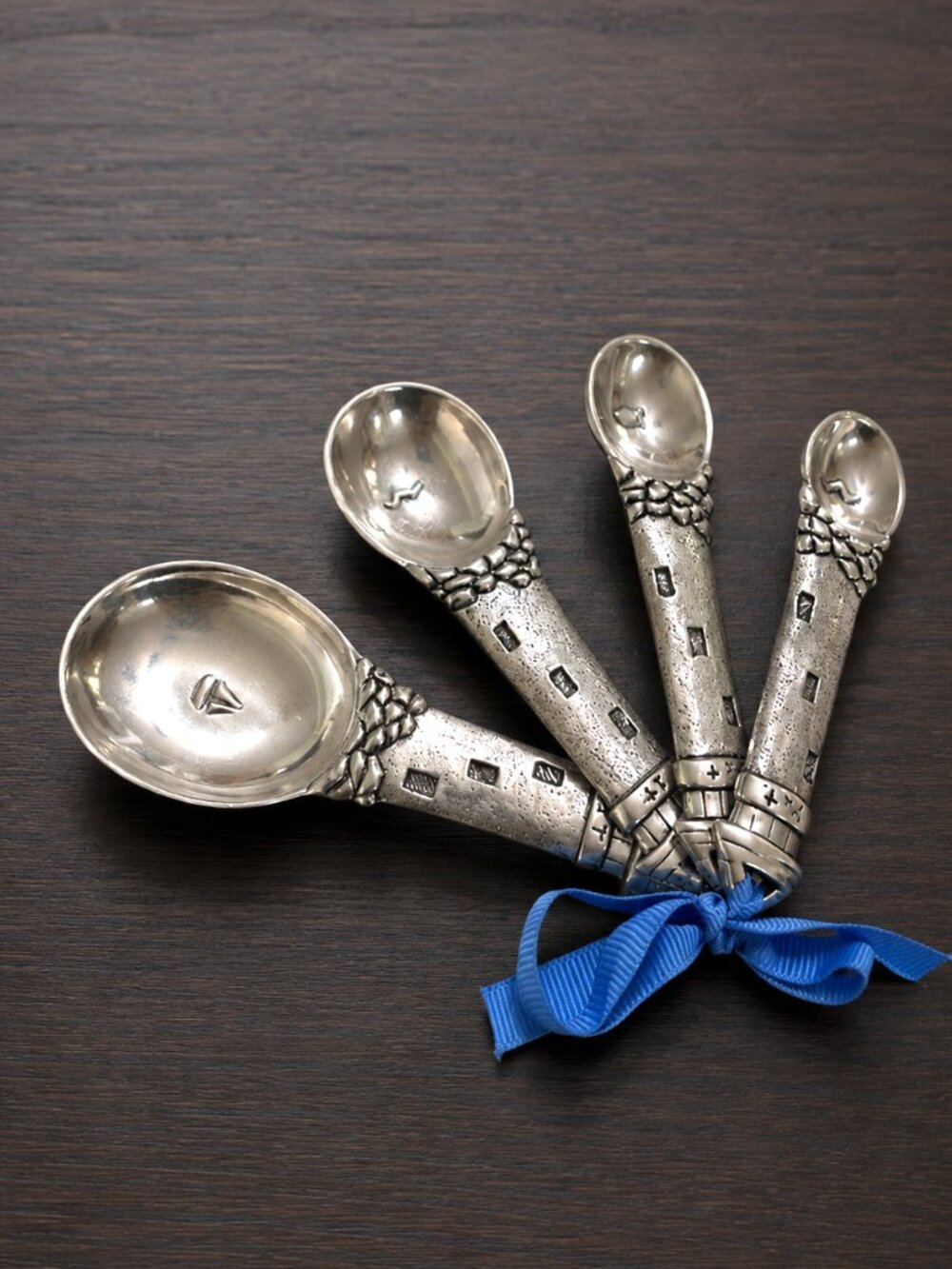 Basic Spirit Lighthouse Pewter Measuring Spoons Set of 4 Nova Scotia Canada